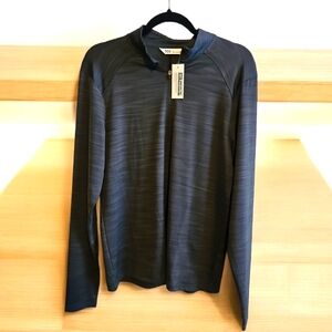 DSG Women's Long Sleeve Zip-Front Heathered Black Jacket NWT